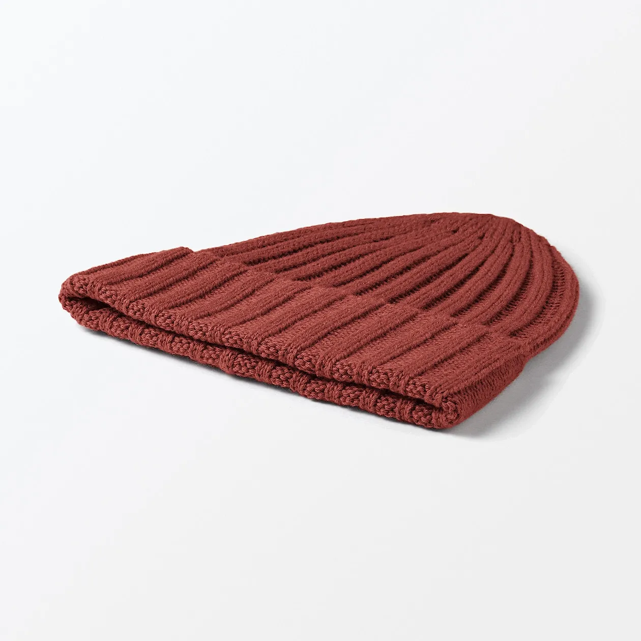 Non-Itchy Wool Ribbed Beanie