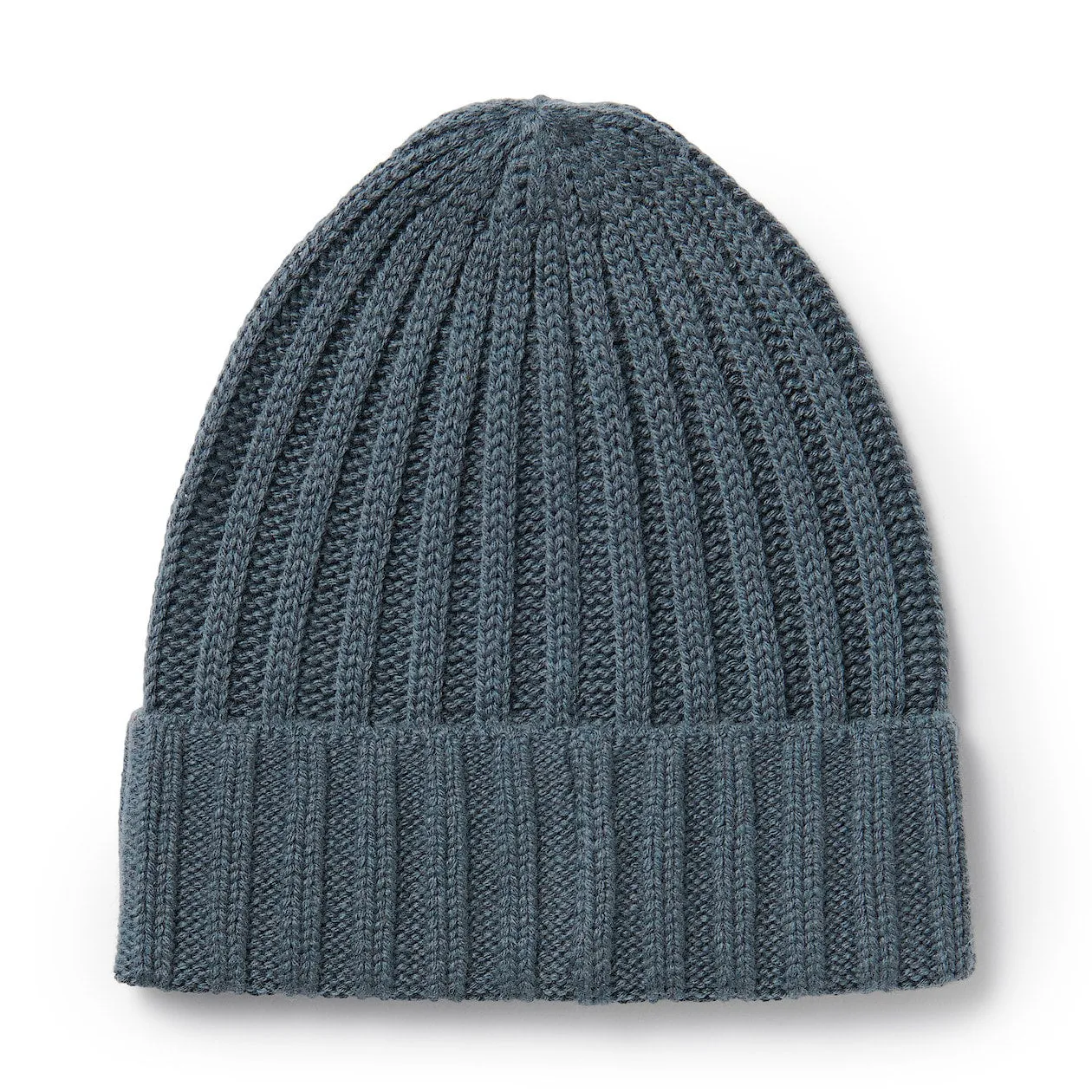 Non-Itchy Wool Ribbed Beanie