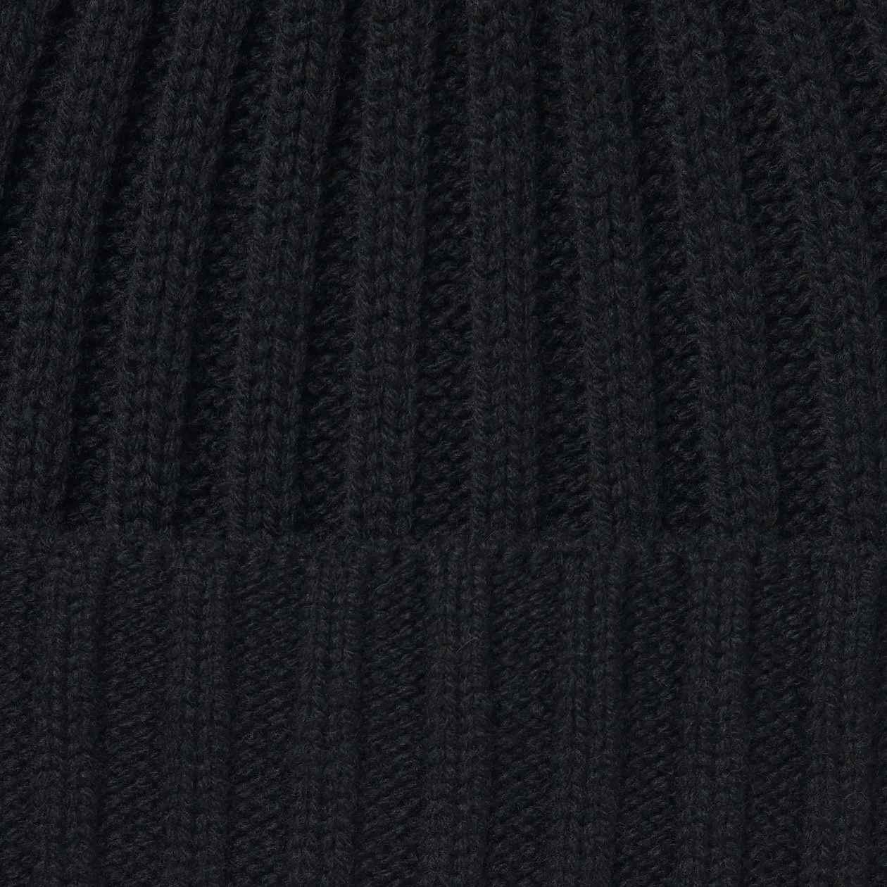 Non-Itchy Wool Ribbed Beanie