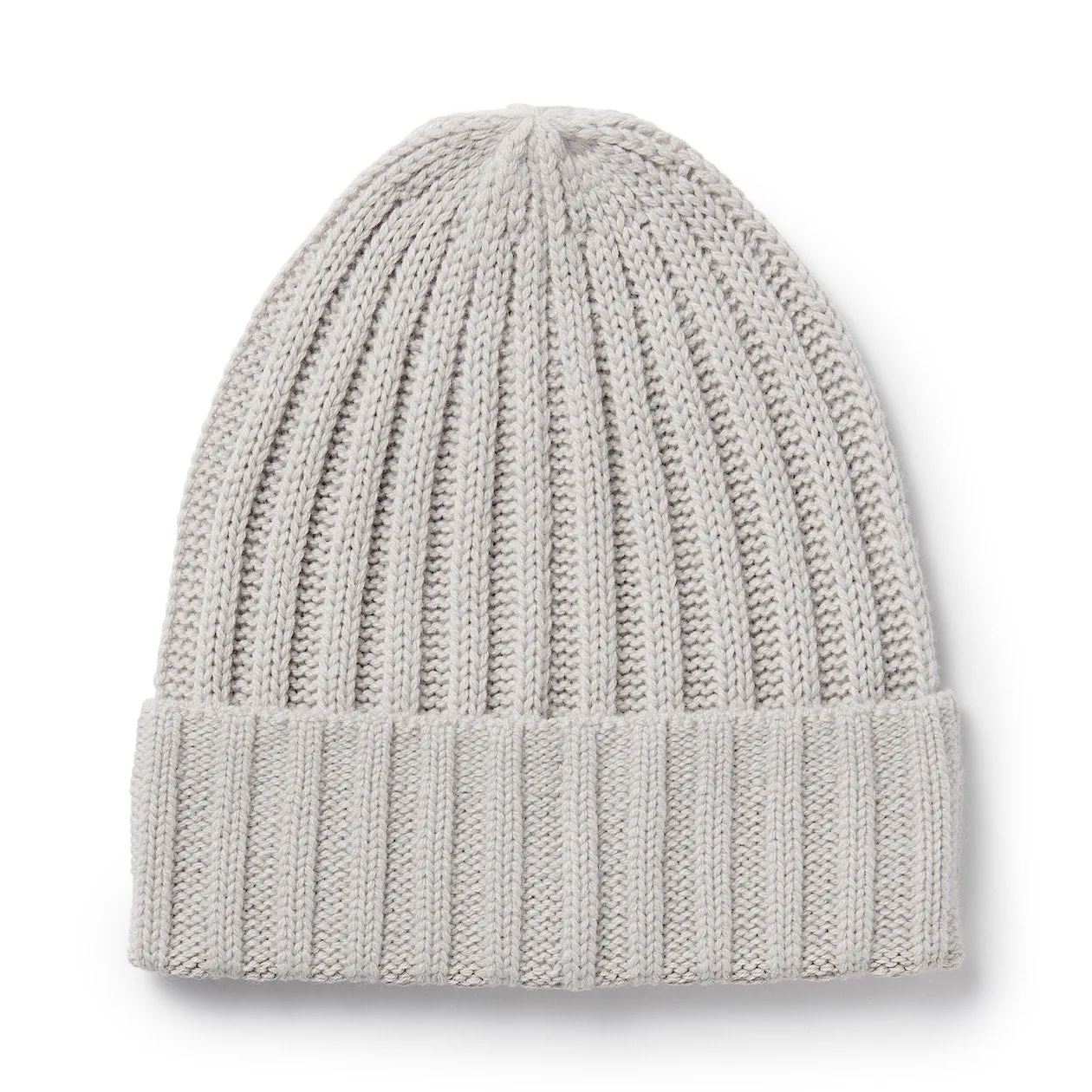 Non-Itchy Wool Ribbed Beanie