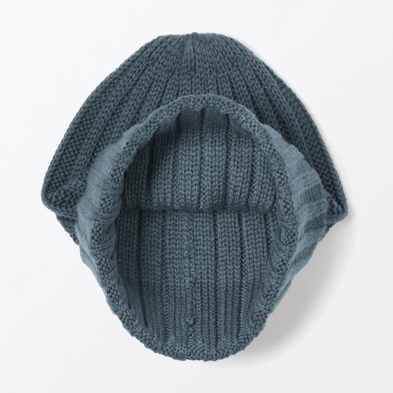 Non-Itchy Wool Ribbed Beanie