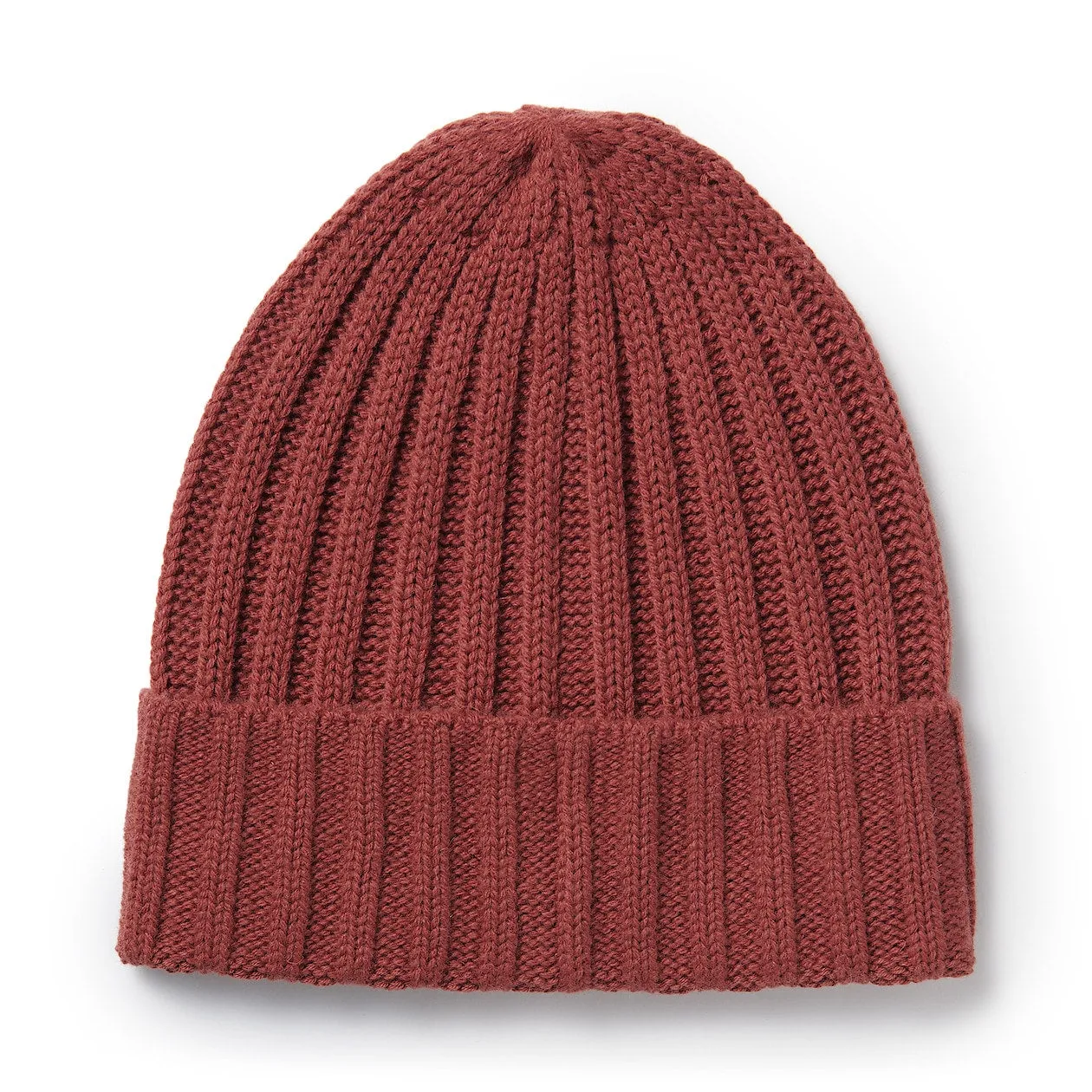 Non-Itchy Wool Ribbed Beanie