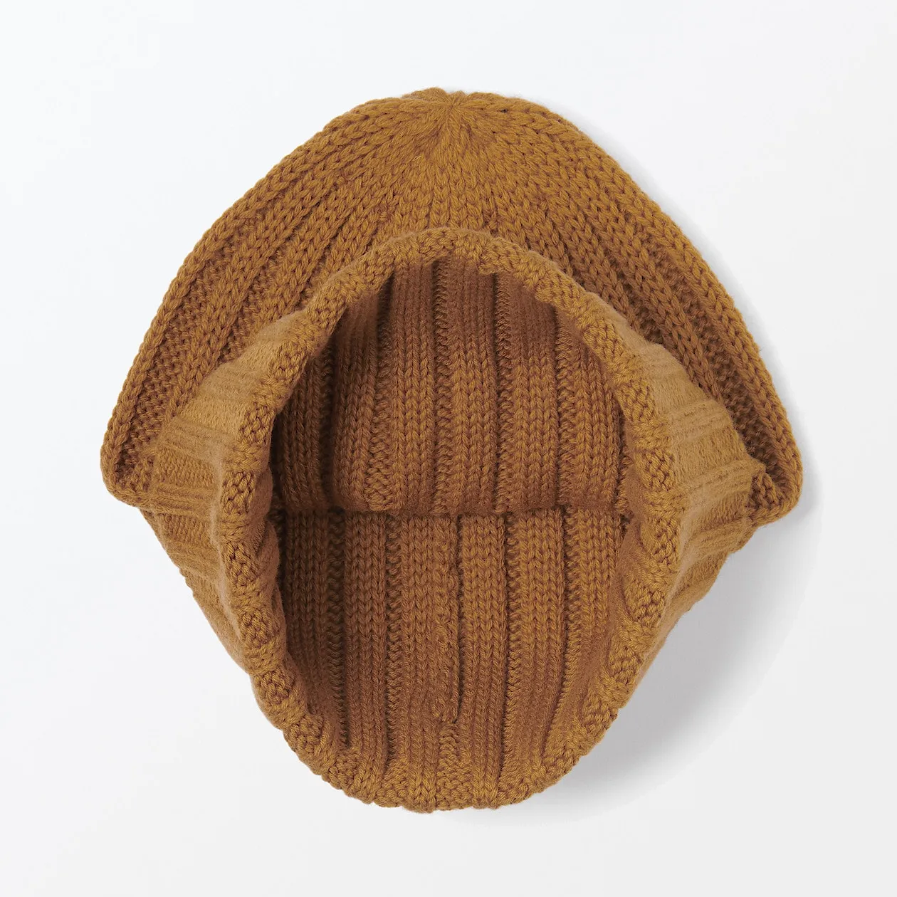 Non-Itchy Wool Ribbed Beanie