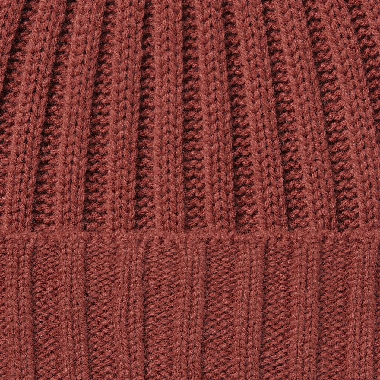 Non-Itchy Wool Ribbed Beanie