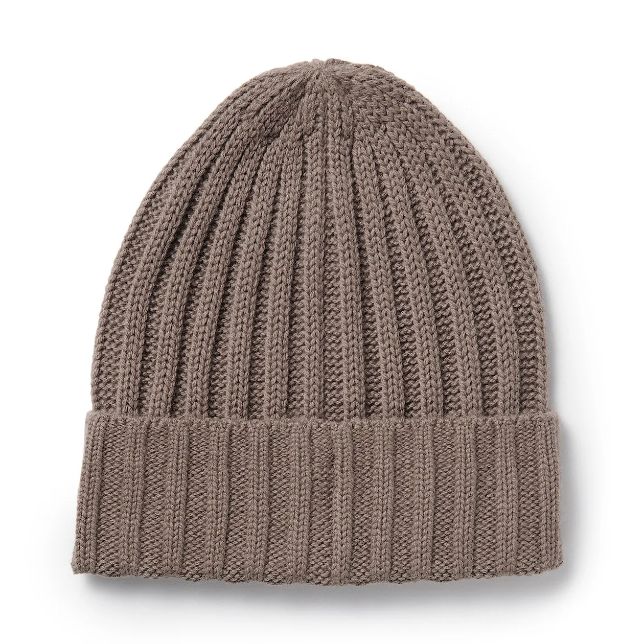 Non-Itchy Wool Ribbed Beanie