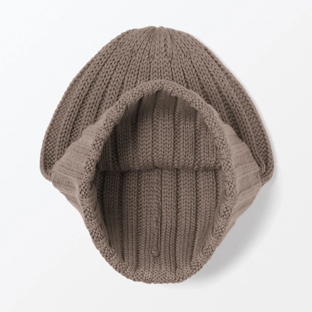 Non-Itchy Wool Ribbed Beanie