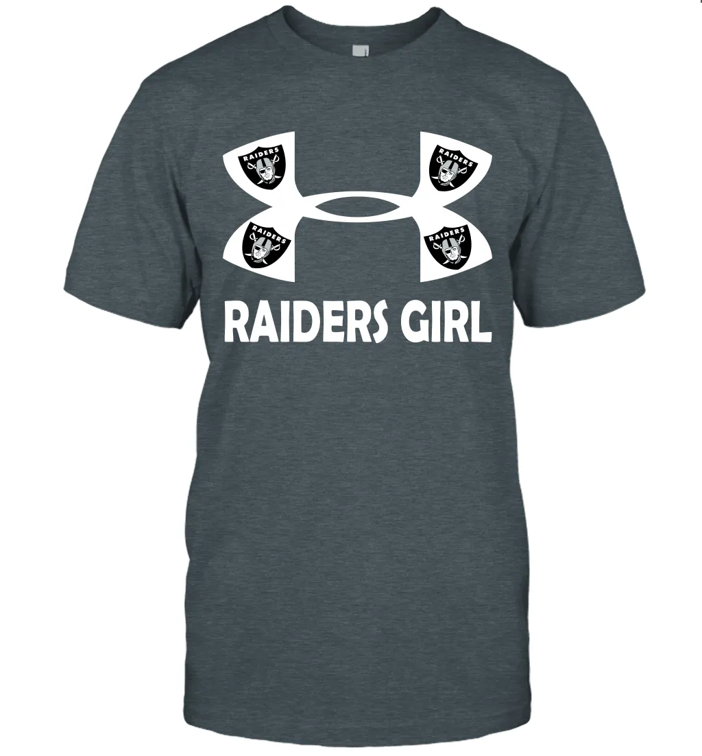 Oakland Raiders Girl Under Armour Football T-Shirt