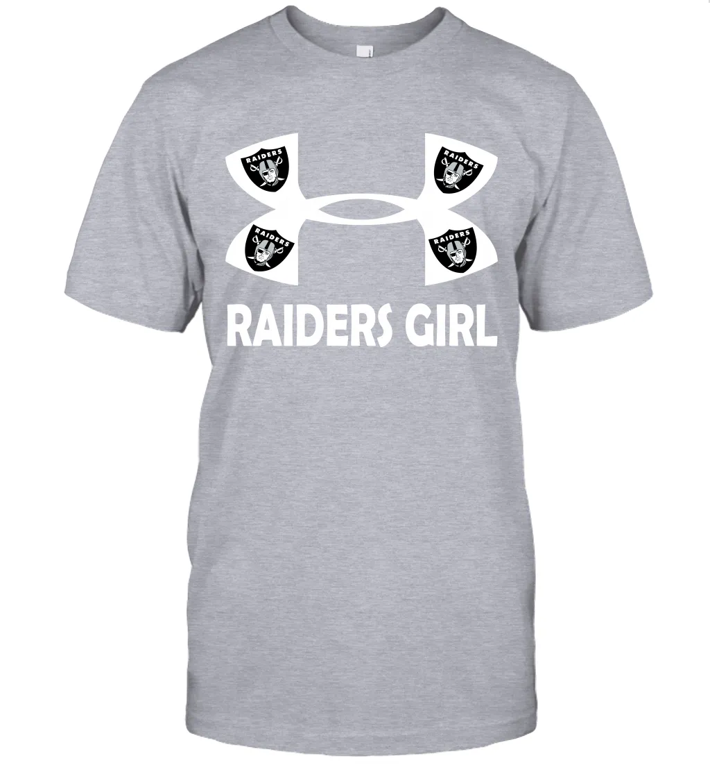 Oakland Raiders Girl Under Armour Football T-Shirt