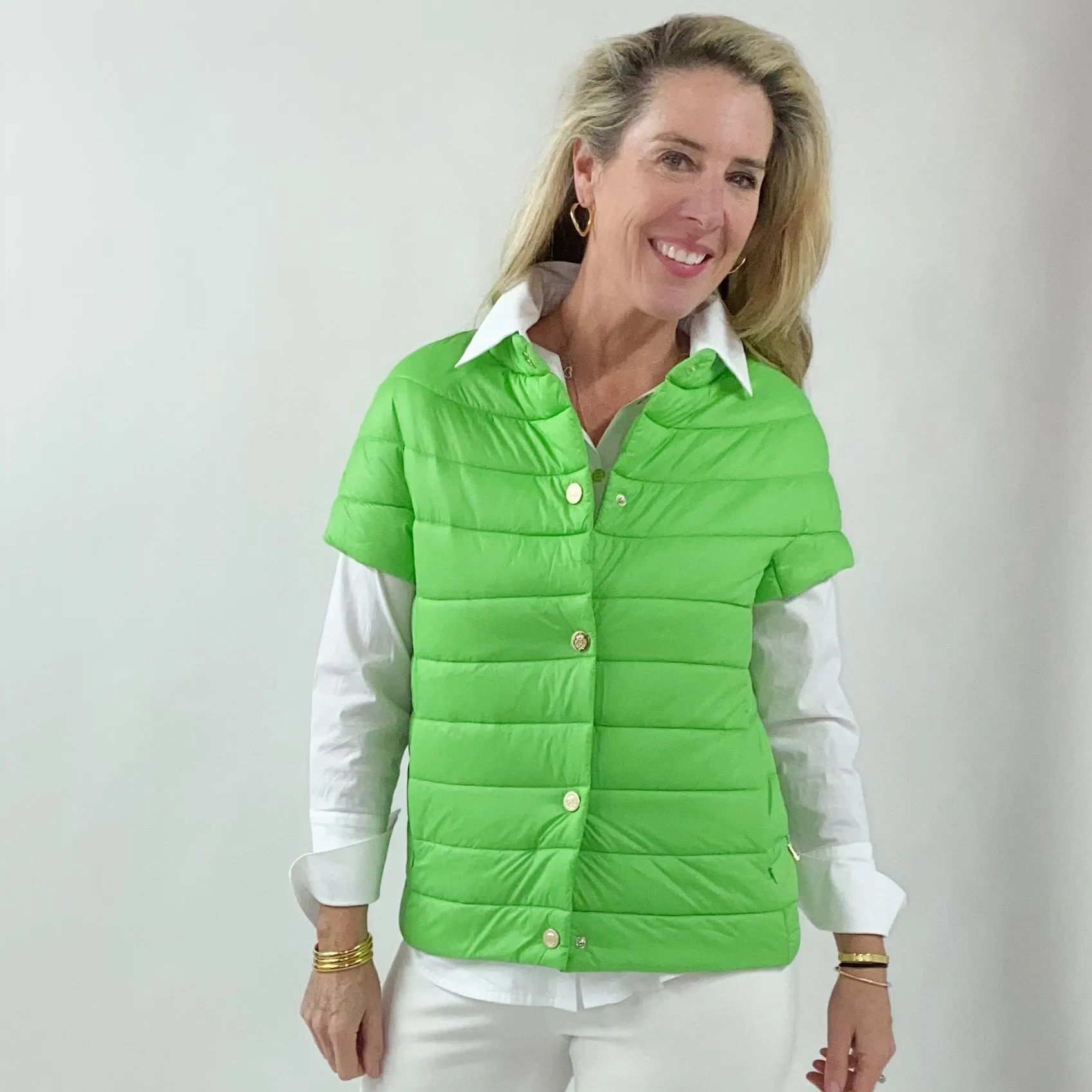 Patty Kim Audrey Short Sleeve Puffer