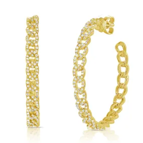 Pave Cuban Hoops