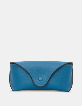 Petrol Blue Leather Atlantic Glasses Case