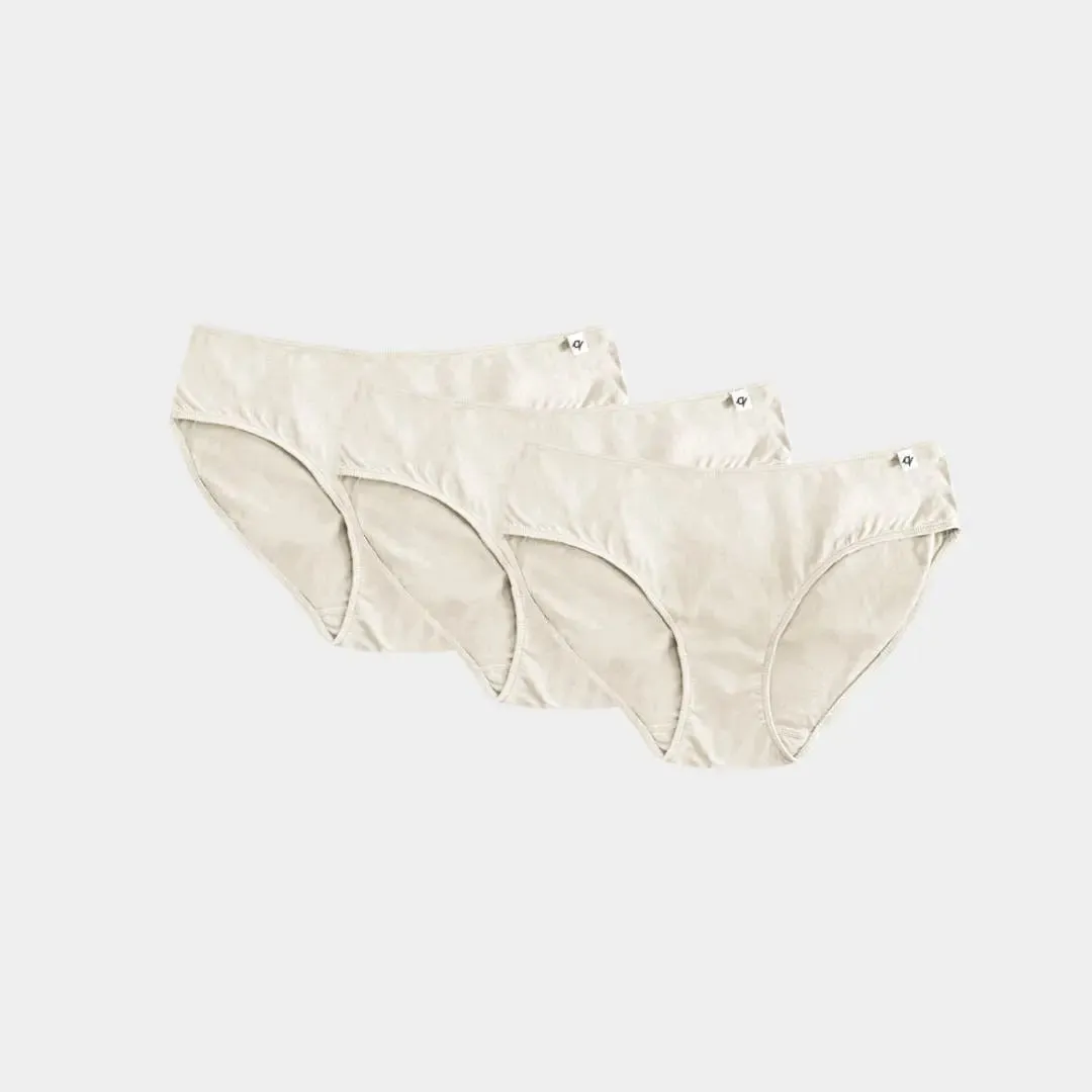 Plus Size Womens Classic Brief - 100% Organic Cotton