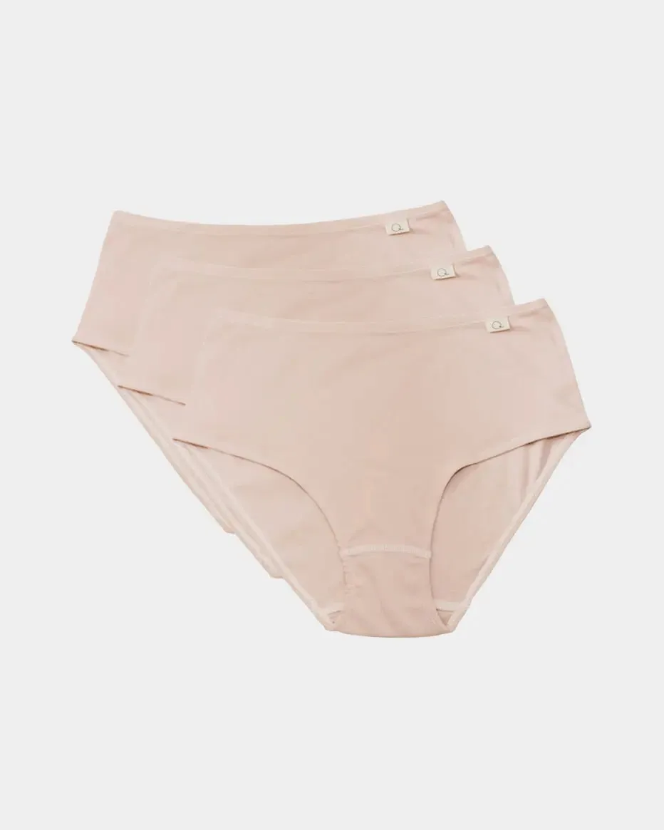 Plus Size Womens Classic Brief - 100% Organic Cotton