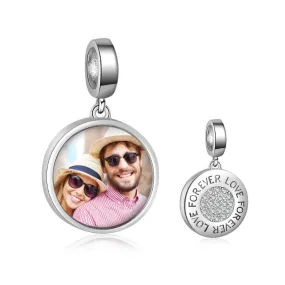 Round-Shape 1 Photo Charms Pendant