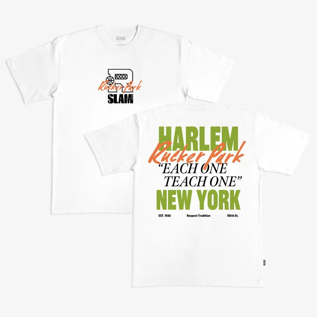 Rucker Park x SLAM 'Each One, Teach One' Heavy Tee