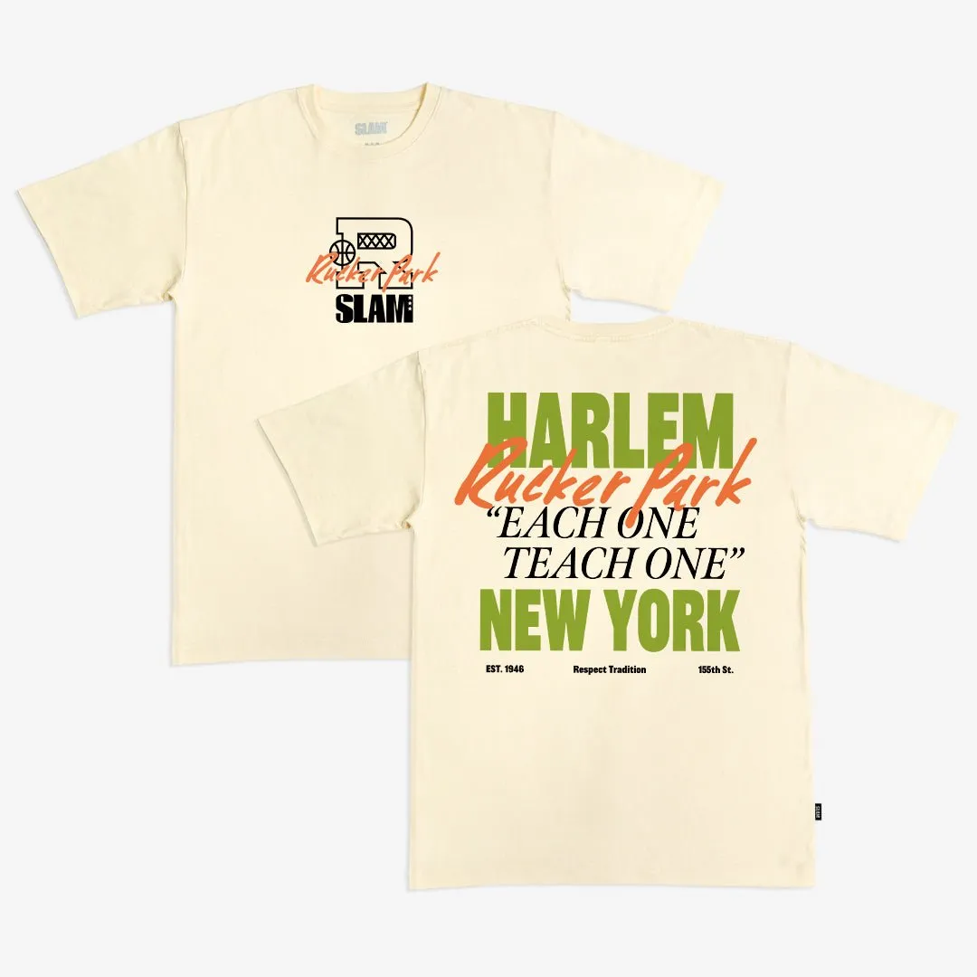 Rucker Park x SLAM 'Each One, Teach One' Heavy Tee