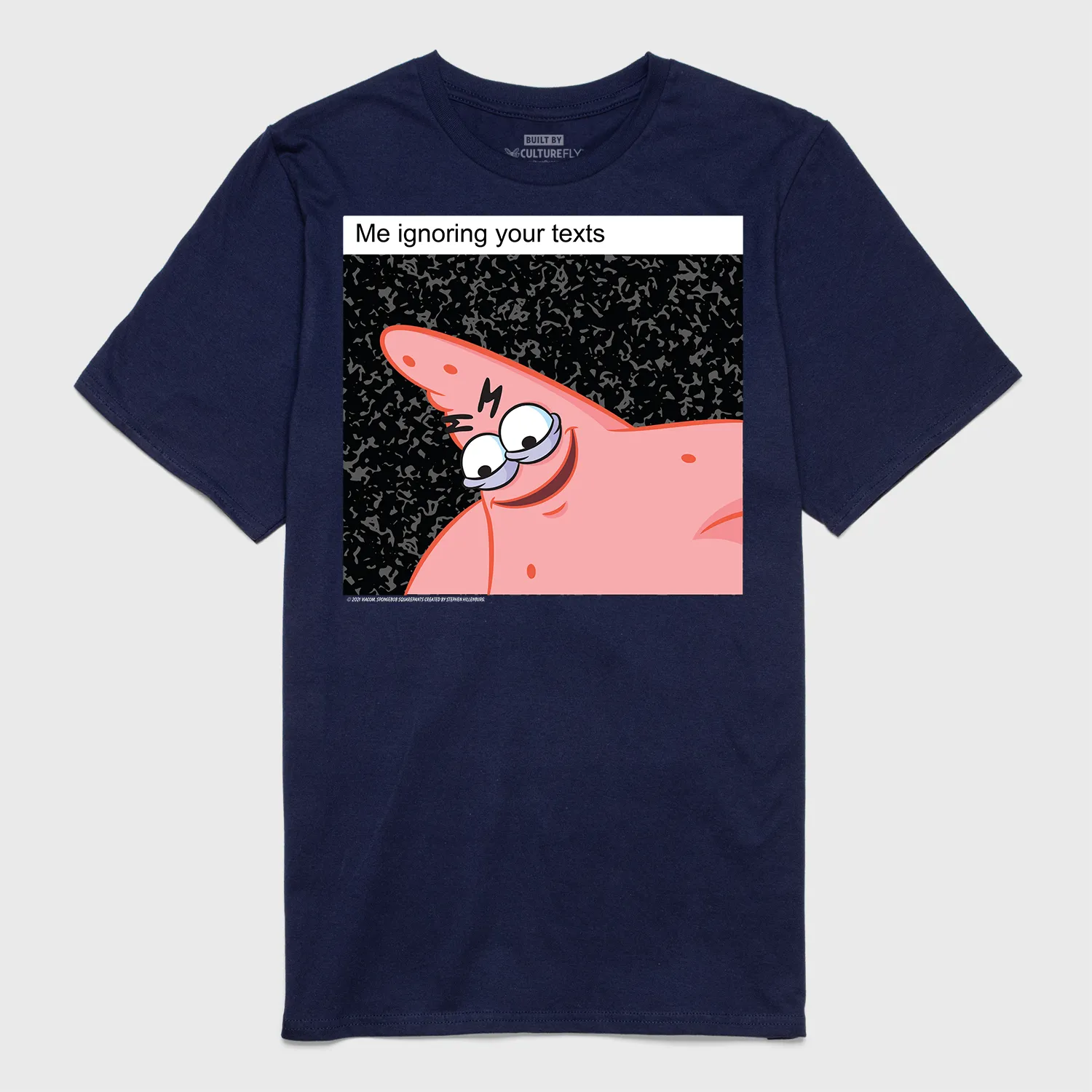 SpongeBob SquarePants - Me Ignoring Your Texts Meme Tee