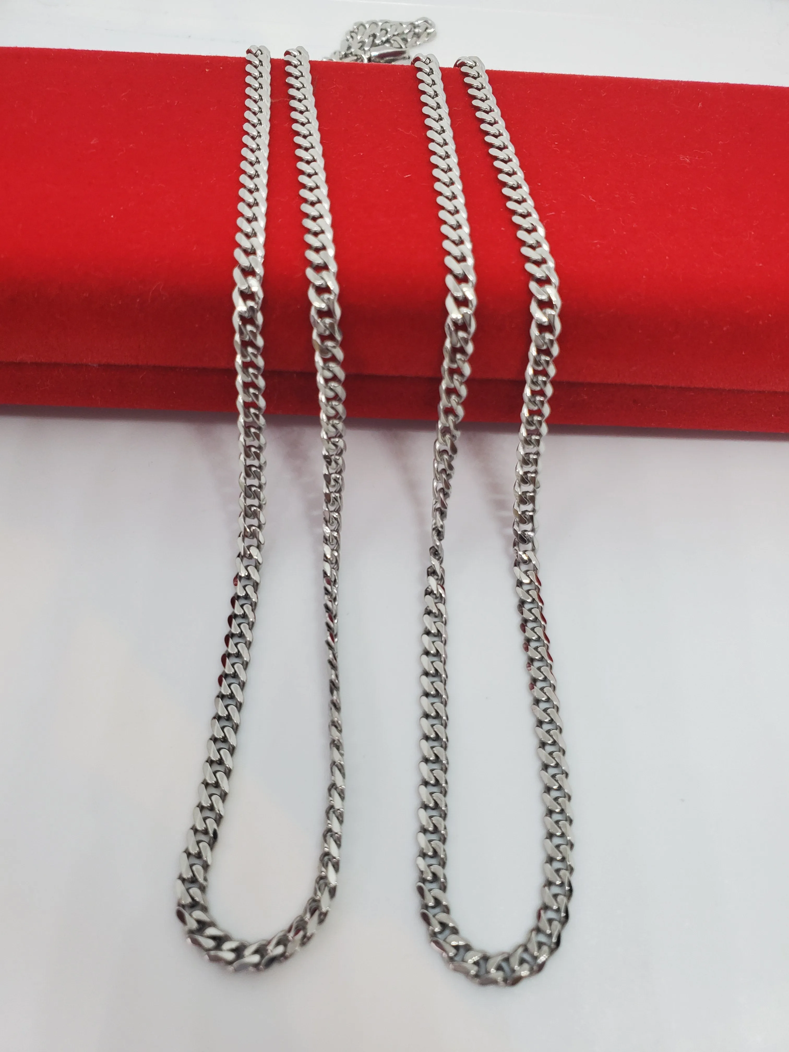 Stainless Steel Unisex cuban link chain