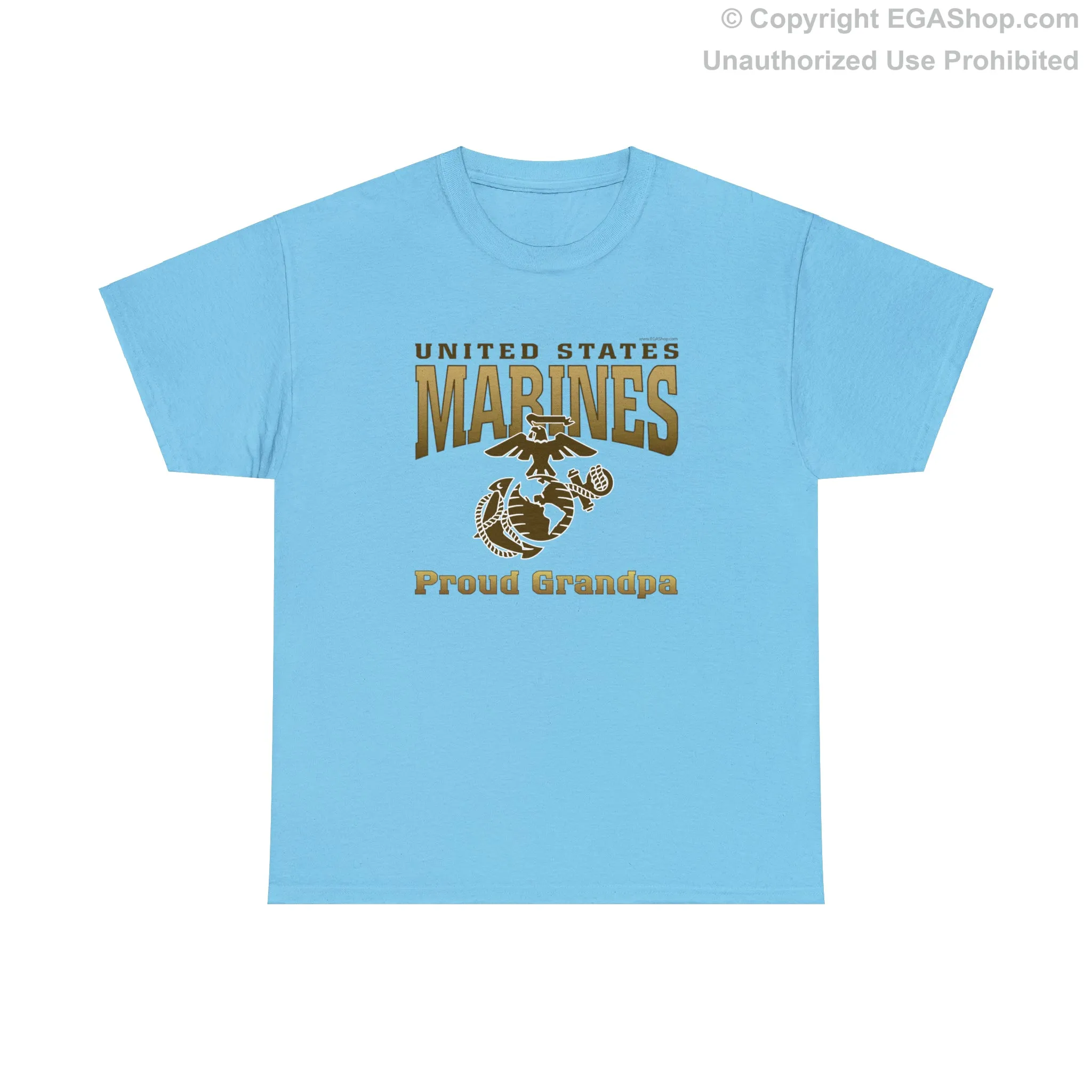 T-Shirt: United States Marines Proud Grandpa