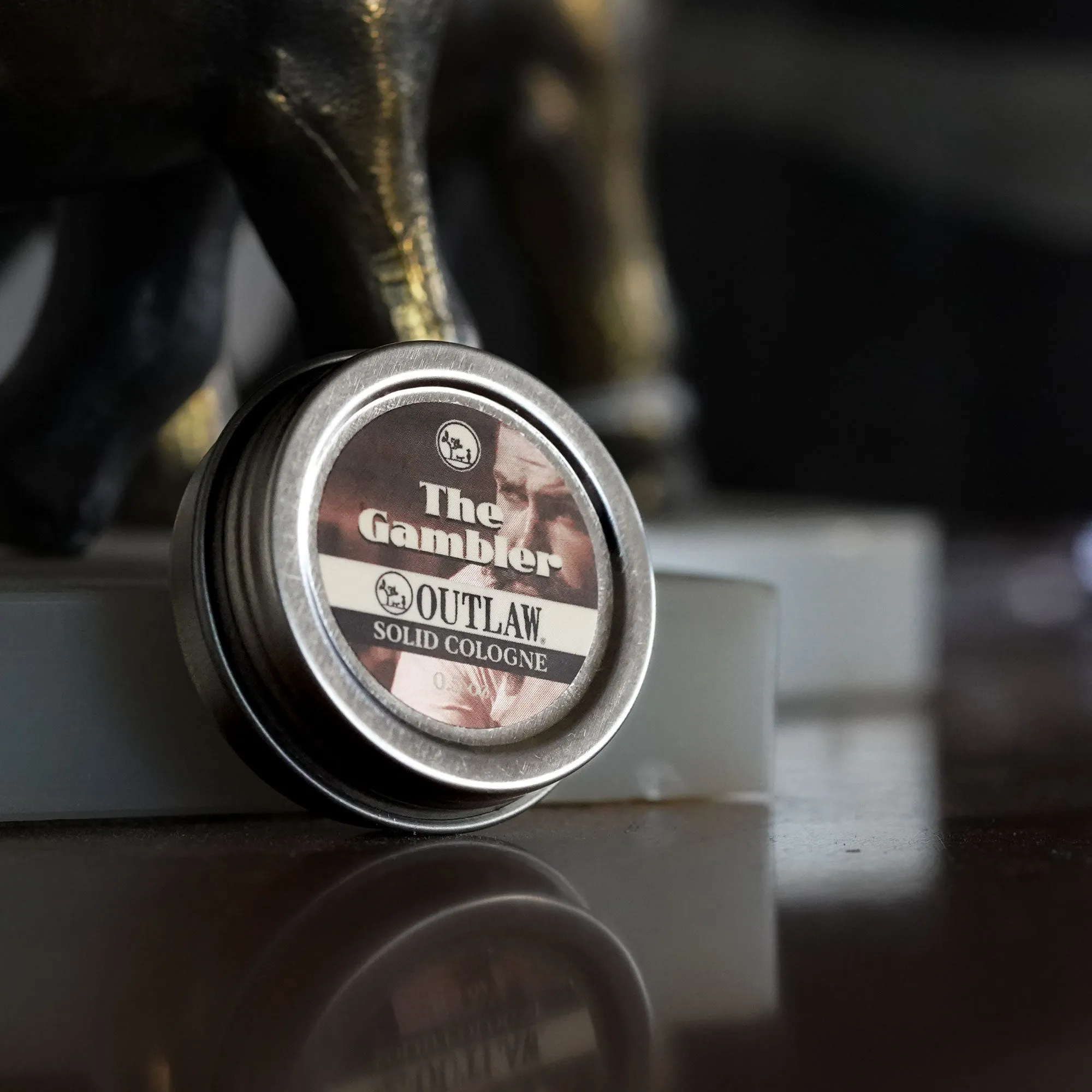 The Gambler Bourbon, Tobacco & Leather Solid Cologne