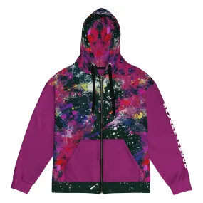 Unisex zip hoodie Splatter