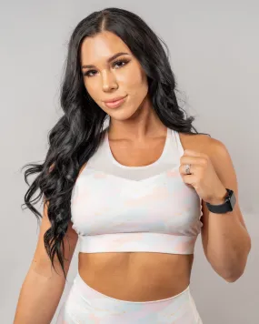 Vent Sports Bra - Abstract Pastel