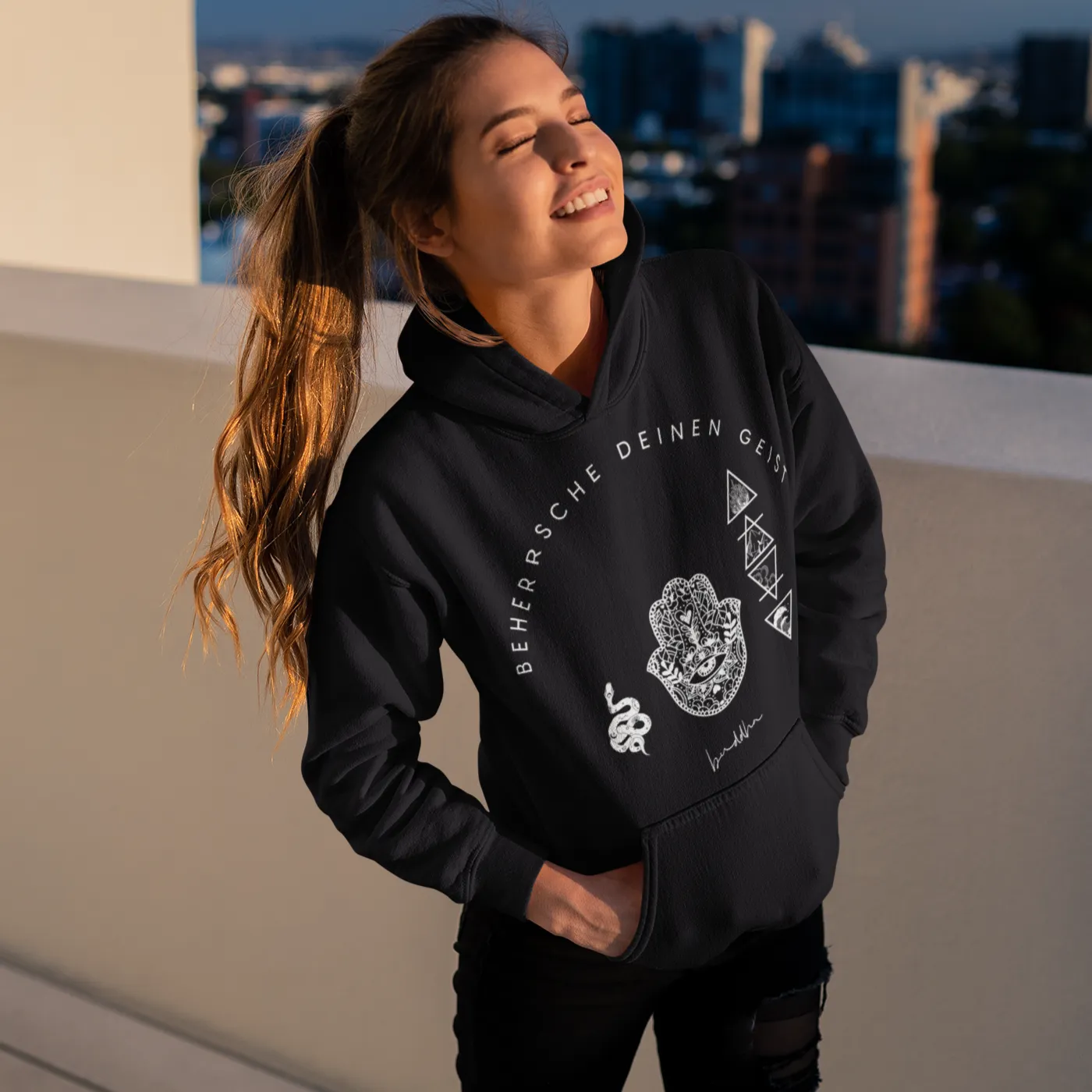 Yoga Elemente - Bio Hoodie Unisex